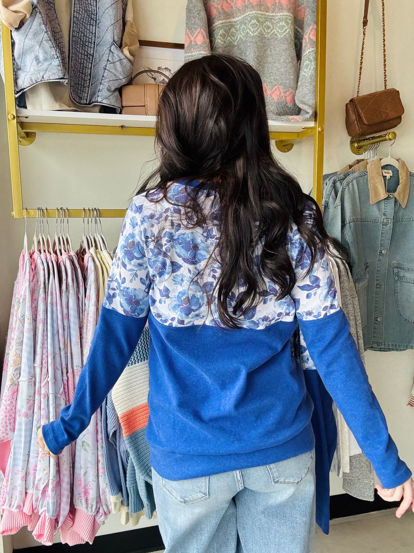 Sapphire Blue Natalie Top