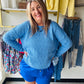 Royal Crochet Pointelle Sweater