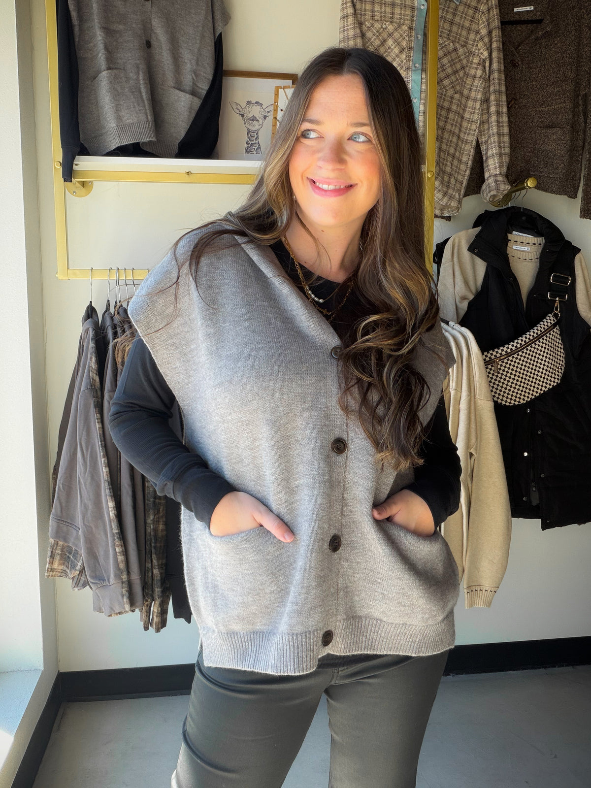 Black Stacy Top