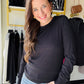 Black Stacey Top