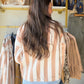 Denim & Mocha Accent Cardigan