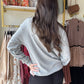 Light Grey Corrine Pullover