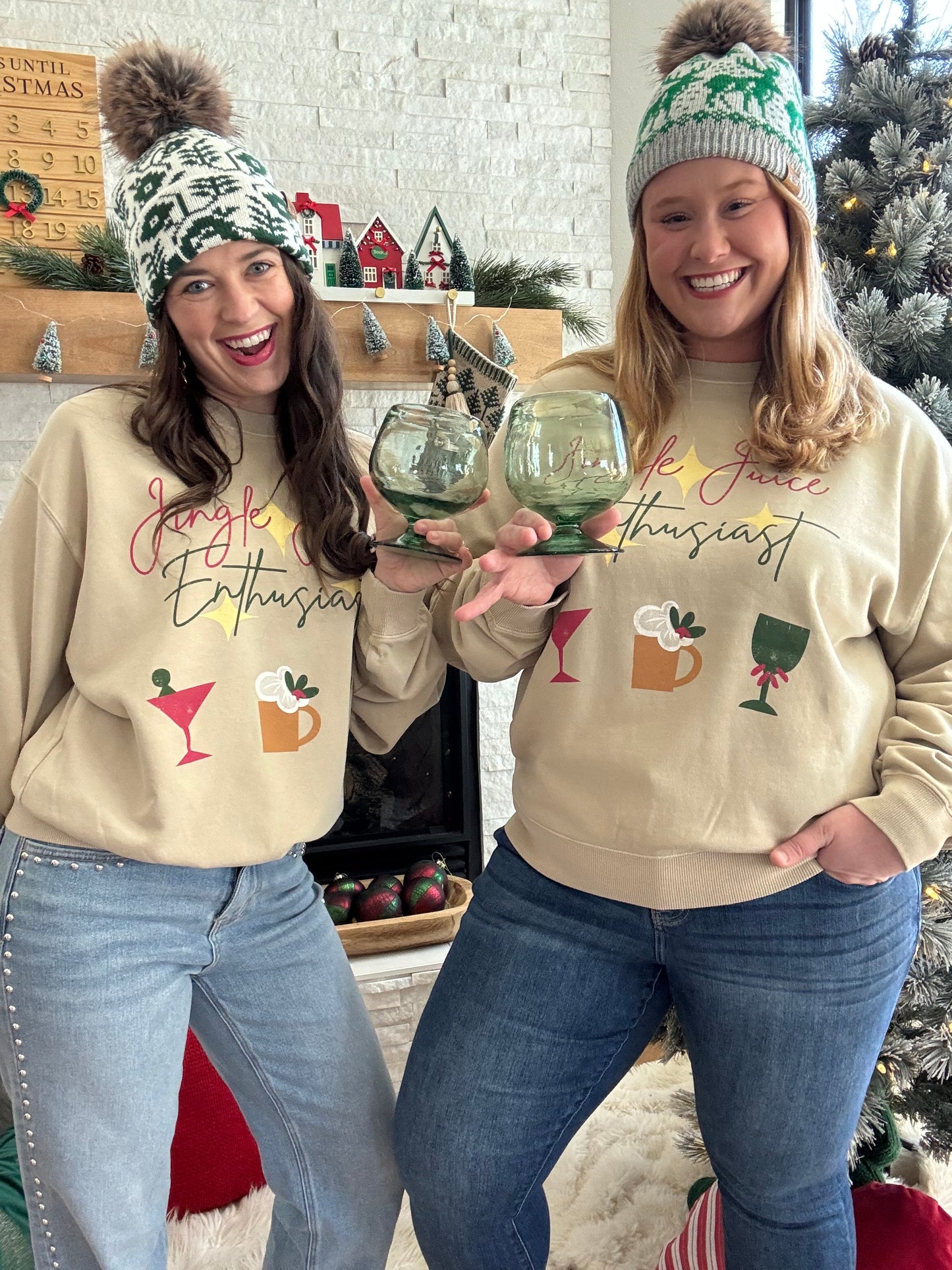 Jingle Juice Enthusiast Crewneck