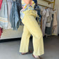 Yellow High Rise Baggy Denim