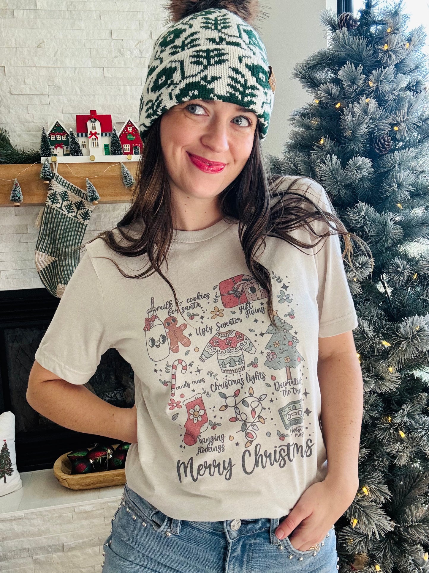 Retro Everything Christmas Tee