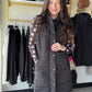 Black Harlow Long Vest