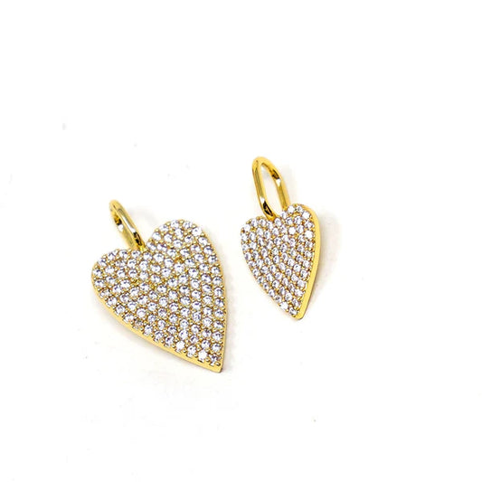 Mini Moody Heart Charm