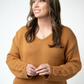 IN STOCK Crochet Sleeve Top - Camel