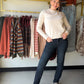 The Straight Leg jean offers a timeless silhouette with a relaxed, slightly slim straight leg that’s easy to wear from day to night. Designed with "Ab"solution® fit technology to smooth, support, and enhance your shape—for comfortable support and a flattering, lifted look.

• &nbsp; &nbsp; &nbsp; &nbsp;“Ab”solution® fit technology
• &nbsp; &nbsp; &nbsp; &nbsp;Mid-rise
• &nbsp; &nbsp; &nbsp; &nbsp;Sweetheart shaped back yoke and angled dart seams to boost your assets
• &nbsp; &nbsp; &nbsp; &nbsp;Button and z