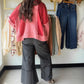 Black Fringe Wide Leg Pants