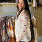 Cream Sherpa Accent Vest