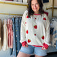 Strawberry Patch Terry Pullover