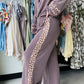 Peppercorn Leopard Accent Pants