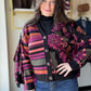 Black Microfiber Mock Neck