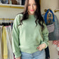 Spring Leaf Gianna Crewneck Sweater