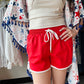 Red & White Everyday Shorts