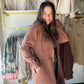 Brown Zip Up Tunic