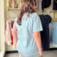 Blue Shimmer Fireworks Tee