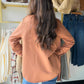 Raw Umber French Terry Shacket