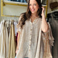 Sand Leopard Woven Tunic
