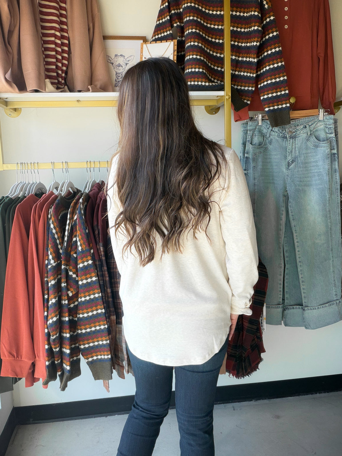 Heather Oatmeal Cassian Shirt