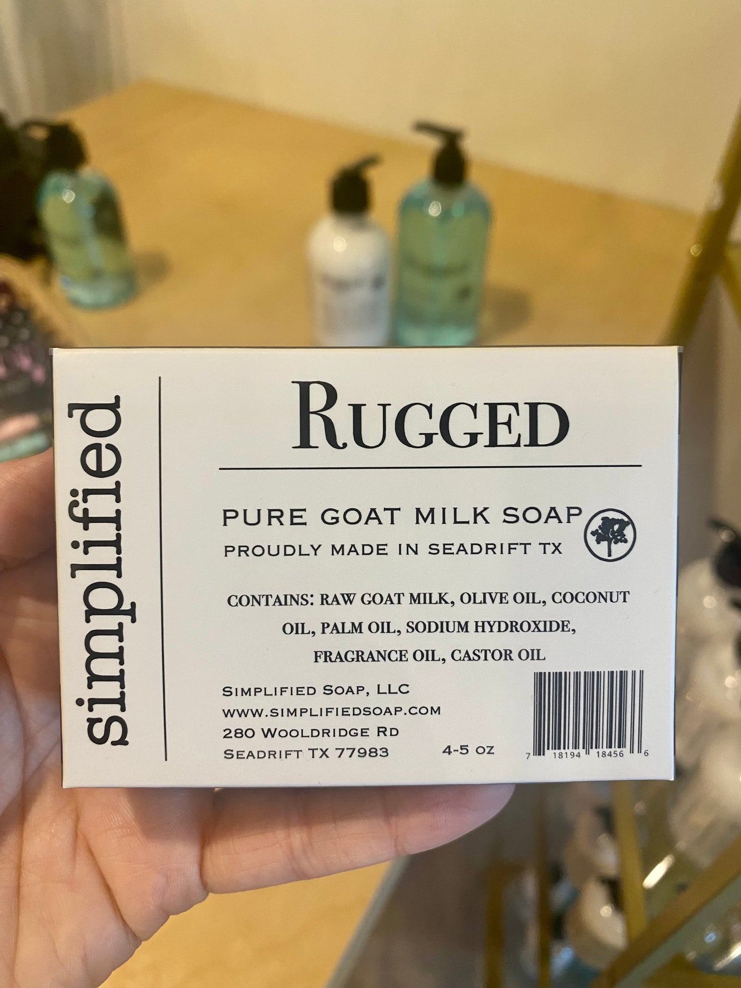 Simplified Soaps and Moisturizer- Rugged