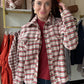 Rust & Mocha Plaid Jacket