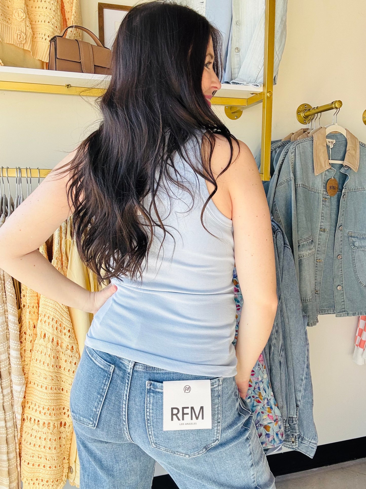 Powder Blue Edlin Tank