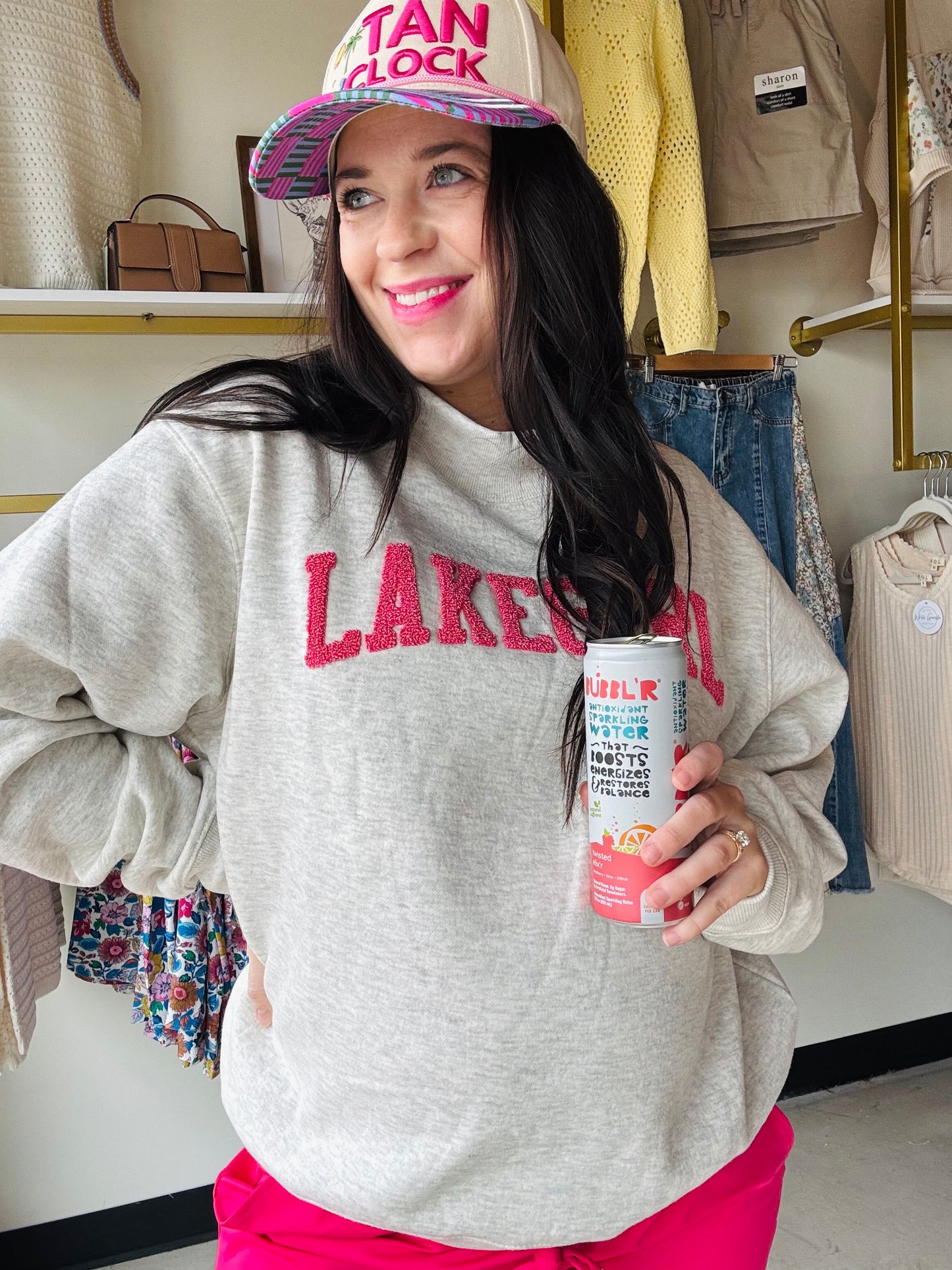 Oatmeal Mock Neck - Lakegirl
