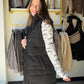 Black Harlow Long Vest
