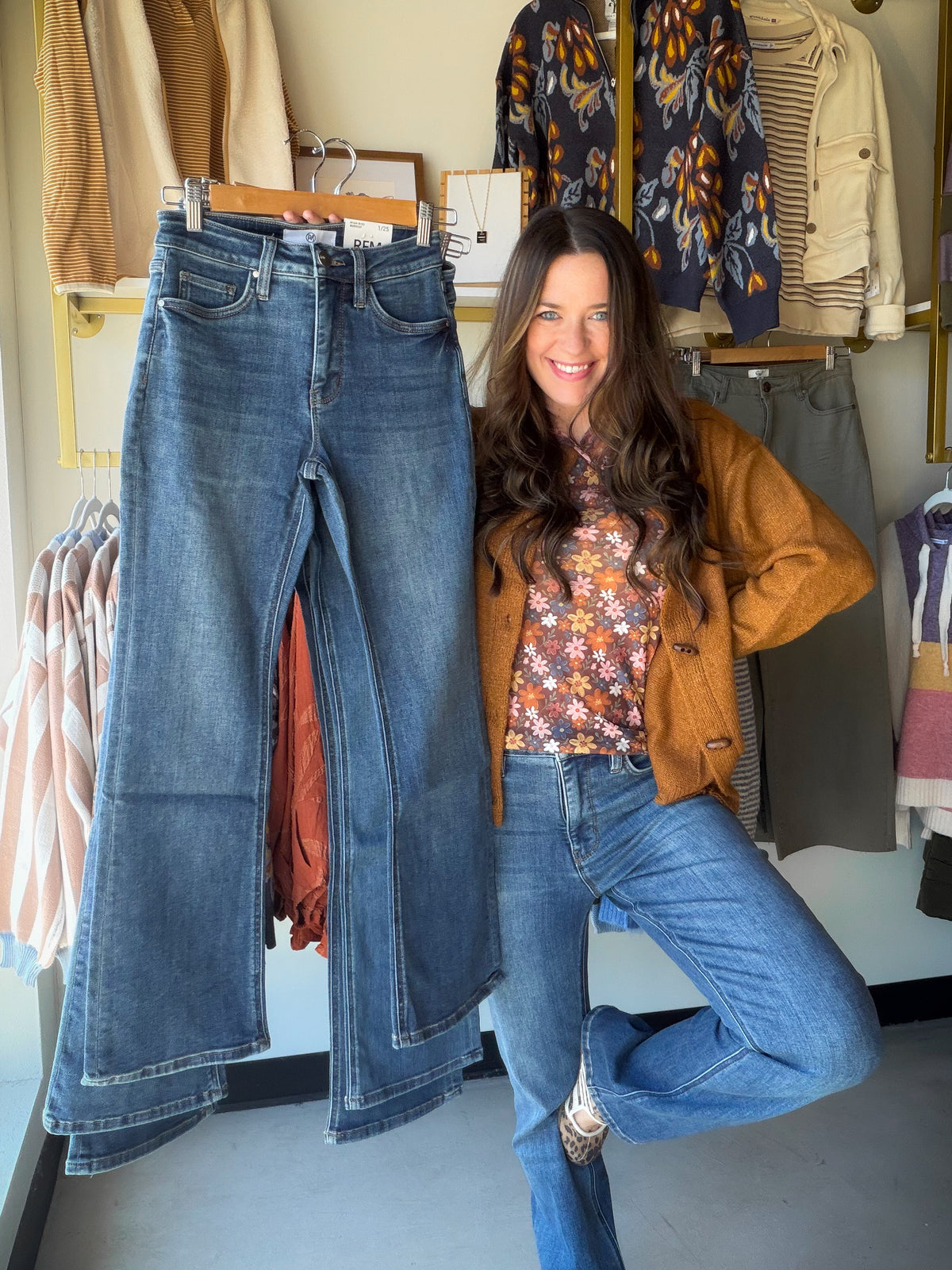 Mia Boot Cut Jeans - Regular Inseam