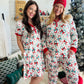 Candy Cane Bows PJ Set