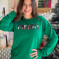 Merry Plaid Evergreen Crewneck