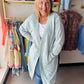 Sage Desi Sweatshirt Cardigan