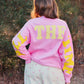 God Is Good Pink Sweatshirt