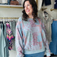 Easel

Elevate your everyday style with this 100% cotton mineral-washed pullover featuring an artistic floral patchwork design. The relaxed silhouette and vintage-inspired texture deliver effortless boho-chic comfort for any season.
Breathable 100% premium cotton terry.
Unique vintage-inspired mineral wash finish.
Artistic and feminine floral patchwork.
Effortless, oversized boho-chic silhouette.
Cozy dropped shoulders for comfort.
Soft banded ribbed hem and cuffs.
