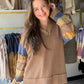 Cozy season, meet your new go-to. The&nbsp;Camel Plaid Mix Thermal Top by Easel is a mineral-washed waffle knit top with patchwork plaid detailing that feels like a warm hug — but make it stylish. Part of a matching lounge set, with a collared V-neckline, relaxed oversized fit, and dropped shoulders that make it as easy to wear around the house as it is out the door.

Why You'll Love It

Patchwork plaid mix design — unique texture that elevates the classic thermal
Mineral washed finish — soft, lived-in look
