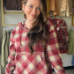 Red Brick Flannel Hoodie