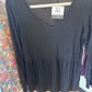 #12 Peplum Top- Black