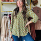 Pink Flower Motif Lizzy Top