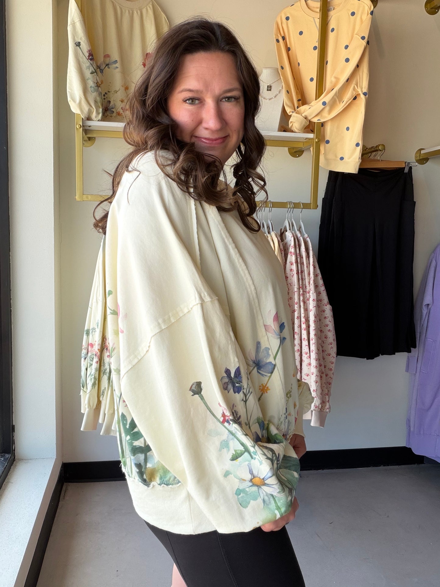 Wildflower Washed Terry Pullover