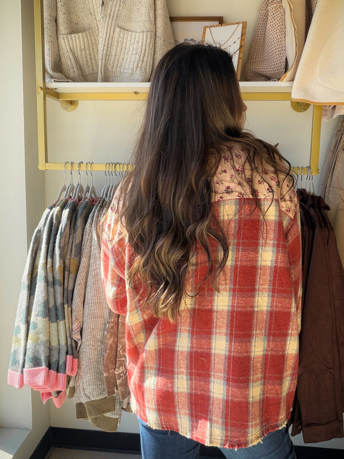 Scarlett Plaid Accent Shacket
