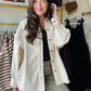 Oatmeal Woven Shacket