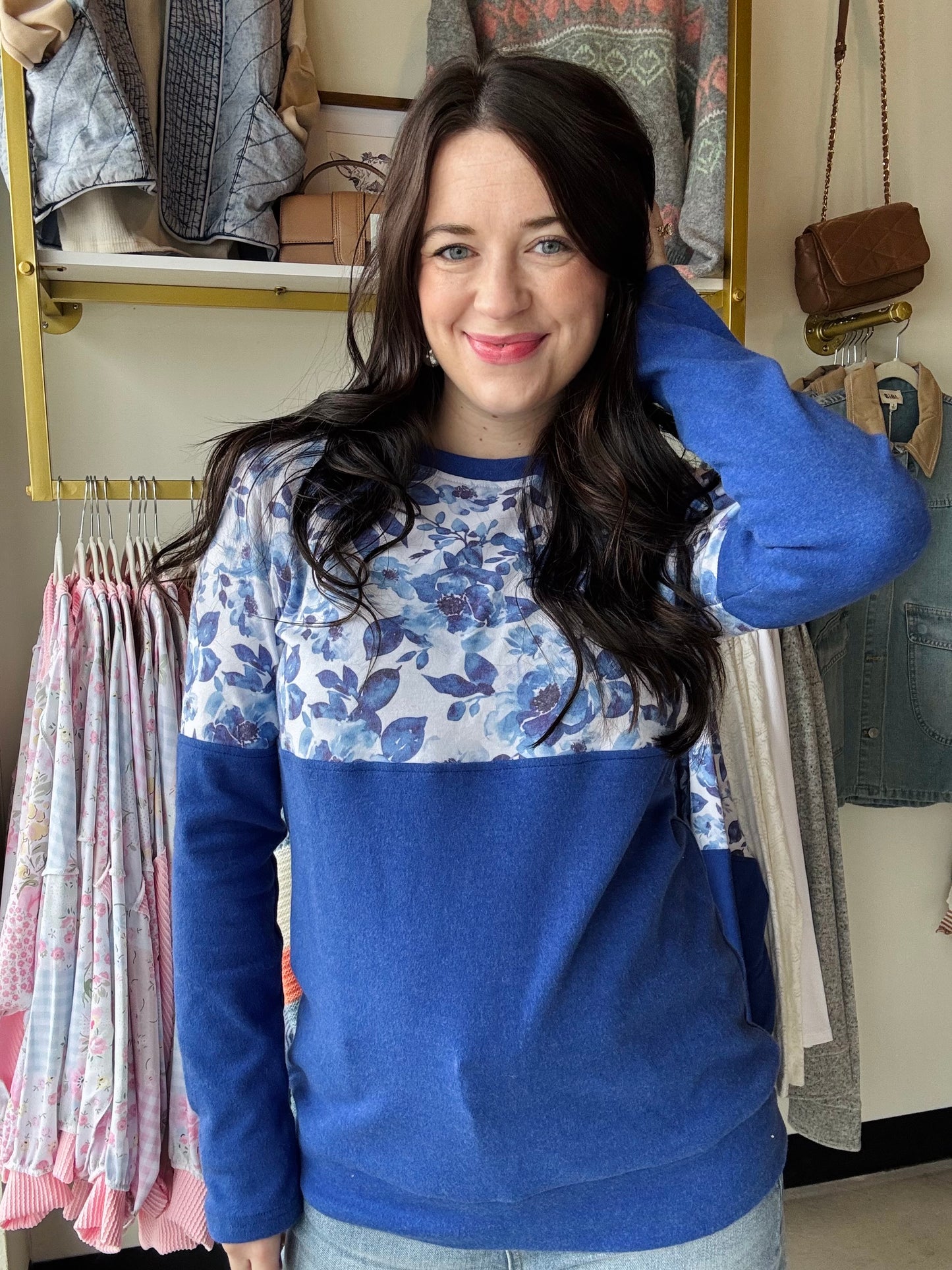 Sapphire Blue Natalie Top