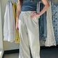 Ecru Terry Knit Pants