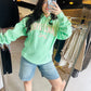 Wide-Leg Denim Bermuda Shorts - Light Wash