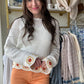 Crochet Detail Knit Sweater