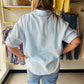 Blue Sawyer Gauze Top