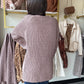 Brown Chunky Knit Cardigan