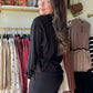 Black Corrine Pullover